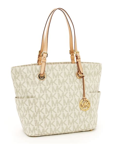 michael kors vanilla jet set tote handbag|michael kors jet set duffle.